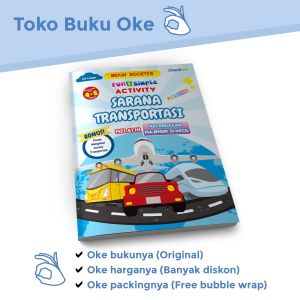 Buku Aktivitas Anak Full Color Fun Simple Activity Sarana Transportasi Bonus Poster