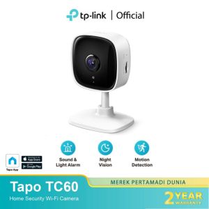 TP-LINK Tapo TC60/TC65/TC70  Night Vision CCTV Pan/Tilt Home Security Wi-Fi Camera IP Camera Two-Way Audio | Safe Storage | TP Link | TPLink