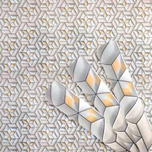 MT 3D self-adhesive waterproof wallpaper wallpaper dormitory bedroom living room PVC furniture renovation sticker wallpaper sticker (10m x 45cm)