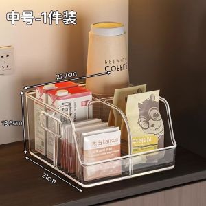 Mishilei Household Storage Box Snack and Beverage Organizing Box Extra-large and Thickened Storage Box Multi-purpose Storage Basket