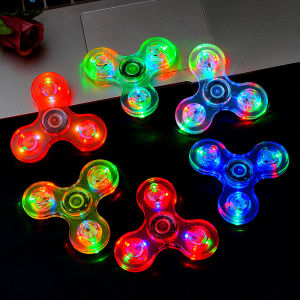 LED Light Fidget Spinner Light Fidget Finger Toy Hand Spinner Stress Reduction Childrens Toys