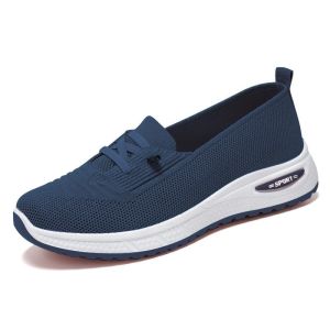 [Free Shipping] Summer Low-Cut Slip-On Fabric Shoes Soft-Soled Breathable  Shoes Lightweight WomenS Shoes Summer WomenS Mesh Shoes