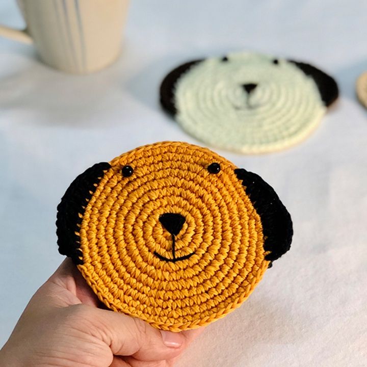 MIẾNG LÓT LY BẰNG LEN (HÀNG THỦ CÔNG TỰ MÓC) | Lazada.vn