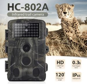 HC802A Hunting Trail กล้องสัตว์ป่ากล้อง Night Vision Motion เปิดใช้งานกลางแจ้ง Trail Trigger กล้องลูกเสือสัตว์ป่า