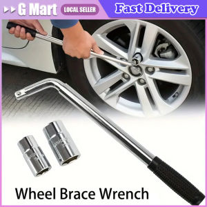 New Extendable Wheel Brace Wrench Telescopic with Socket Tyre Nut Set 17mm 19mm 21mm 23mm for Car Repairs Tools Kit