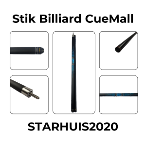 Stik Billiard CueMall Carbon Black Technology Pool Cue - Stick Billiard Carbon