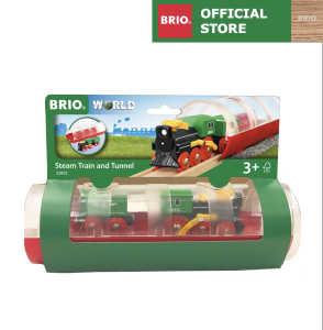BRIO Official Store SG - Steam Train & Tunnel (33892) - Creative Kit Kids Building Wooden Train Toy