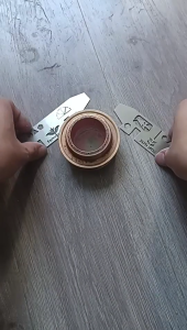 สแตนเลสแบบพกพาสำหรับใช้ในทนความร้อนได้แคมป์ปิ้งที่ยึดถอดออกได้แอลกอฮอล์แบบยึดติดกับเตาในการตั้งแคมป์กลางแจ้ง