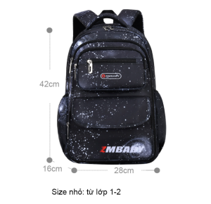 Balo học sinh cấp 1 và 2 siêu nhẹ chống gù chống nước cao cấp phong cách nhật bản