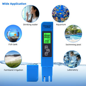 RCYAGO 3-in-1 TDS Ectemperature Meter - เครื่องวัดคุณภาพน้ำ น้ำดื่มส่งฟรี มิเตอร์น้ำปา เครื่องวัดค่าน้ำ Aquarium ปุ๋ยน้ำ สระว่าย