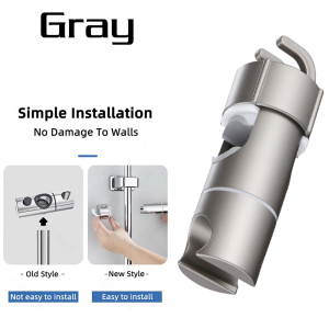 🔥🔥【SG READY STOCK】Shower Stand Rail Sliding Bathroom Shower Room Adjustable Shower Head Stand Wall-Mounted Shower Head
