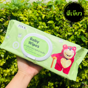 พร้อมส่ง กระดาษทิชชู่เปียกPIKA ทิชชู่เปียก ขนาดใหญ่ 1ห่อมี 80 แผ่น แผ่นใหญ่จัมโบ้ แผ่นทำความสะอาด