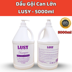 Dầu Gội Can Lớn LUSY - 5000ml Giúp Tóc Mềm Mượt Óng Ả Dùng Cho Hair Salon Spa.