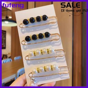fufeng 4 6Pcs Womens Clothing Brooch Set Rhinestone Brooches Jeans Skirt Waist Fixed Clothes Waist Buckle Clip Tightening Waist Pin Diy Accessories