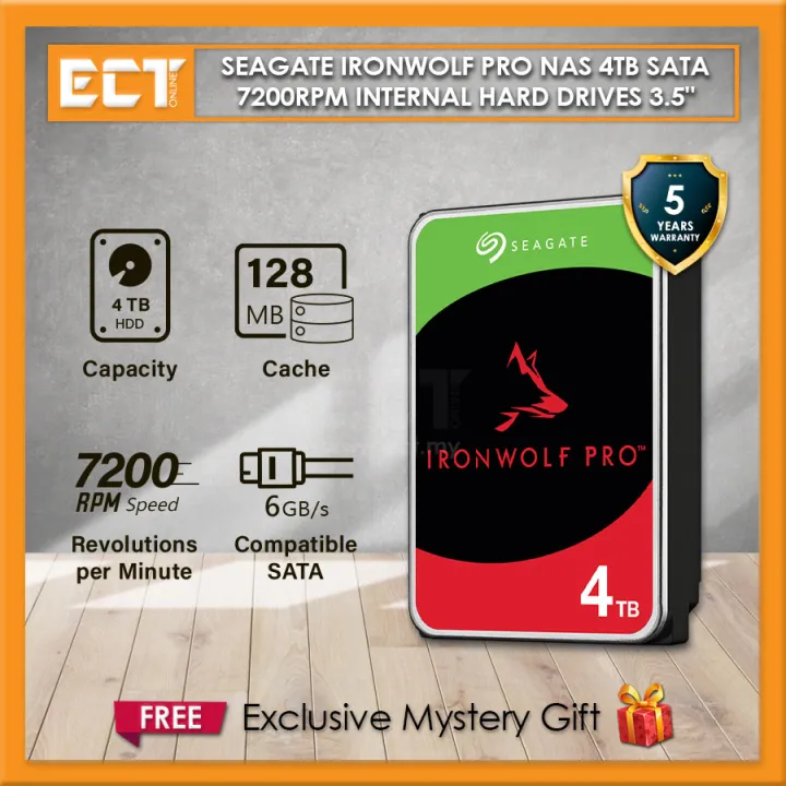 Seagate Ironwolf PRO NAS 4TB 6TB 8TB 10TB 12TB 16TB 18TB 20TB 22TB 24TB SATA 7200RPM Internal Hard Drives 3.5"