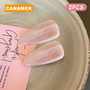 【CANAMEK】 2PCS Cream Colored Hair Clip With Bangs On The Side Clip Broken Hair Clip Hair Clip On The Side New Duckbill Clip Headdress