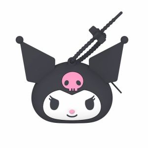 Ganci Dompet Silikon Koin Super Cute Sanrio/Dompet Silikon Koin Earphone/Jelly Silicone Coin Receh Kantong Melody Kuromi Cinnamoro