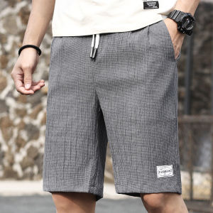 Summer Ice Silk Shorts Men s Sports Quick Drying Capris Loose Straight Casual Pants Beach Pants