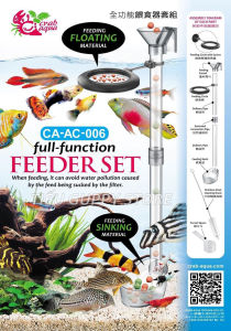Bộ Dụng Cụ Cho Cá Tép Ăn Crab Aqua Tiện Lợi Trong Hồ Thủy Sinh (kéo dài được 35cm) - Full Function Feeder Set CA-AC-006