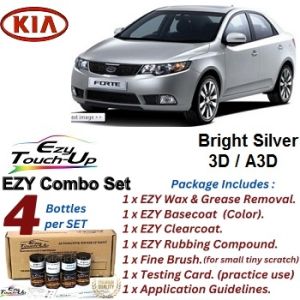 KIA GRAND CARNIVAL & FORTE Original Touch Up Paint - EZY Touch Up Paint combo set- scratch remover- calar kereta