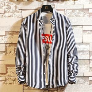 [LOẠI ĐẸP-VNXK] Áo sơ mi nam kẻ sọc body trơn mát chống nhăn dáng Hàn Quốc