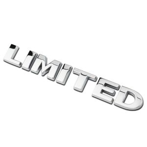MIẾNG DÁN CHỮ RỜI LIMITED TRANG TRÍ Ô TÔ XE HƠI