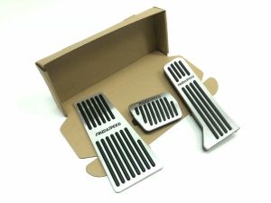 Carhanson Phụ Kiện Xe Hơi Cho Mazda CX5 CX3 CX9 Bàn Đạp Chân Ga Bằng Nhôm Tấm Phủ Bàn Đạp Chân Phanh Xe Hơi Miếng Dán Bảo Vệ