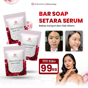 SEKUNTUM 3 PCS - Bar Soap Setara Serum - Menghilangkan Garis Halus Kerutan dan  Bebas Flek Hitam