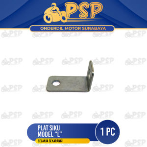Plat Siku Model L - Plate Pelat Plat Pangkon Bracket Braket Besi Variasi Untuk Pangkon Universal
