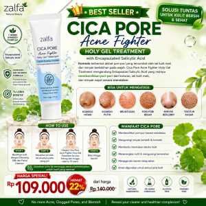 Zalfa Natural Cica Pore acne Fighter holy gel treatment