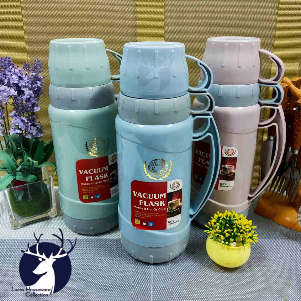 PLASTIC THERMOS POT 1.0L HANDY POT PLASTIC VACUUM FLASK 1.1L