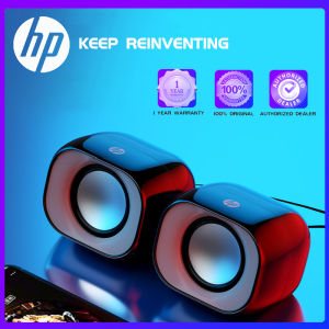 HP DHS2111 Multimedia Speaker Mini USB Stereo Surround Sound Three-band Equalization for Laptop Desktop TV Mobile Phone