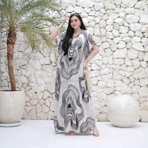 Zoyya Kaftan Bahan Rayon Premium Tali Samping