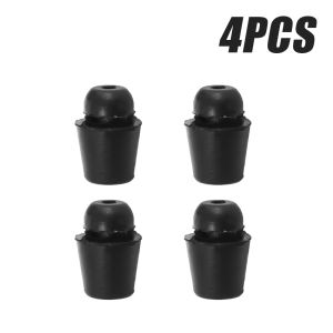 4Pcs/10Pcs Penyangga Peredam Pintu Mobil / Damper Peredam Suara Pintu Mobil Universal Bahan Karet Tahan Lama Warna Hitam
