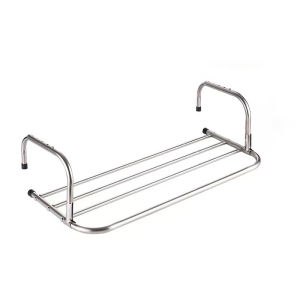 Folding telescopic drying rack Window sill Stainless steel Installation-free drying rack Hanging hanger Balcony drying rack