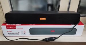 Speaker Soundbar Komputer/Laptop/PC/Gaming Super Bass Portable Power Full Mini Soundbar Fleco F-550