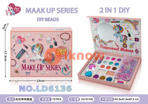 [XinNgo.] Childrens Washable Cosmetics Toy Jewellery Set Girls Birthday Gift Princess Makeup