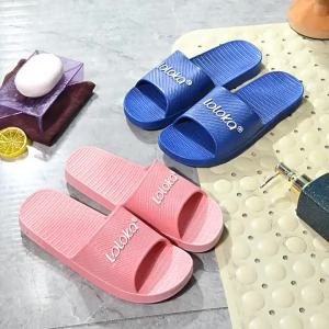 WomenS Summer Home Use PVC Plastic Bathroom Bathing CoupleS Thick-Soled Home MenS Sandals LuLuJia 7501