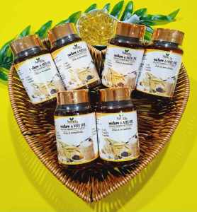 แบรนด์แท้ 6Mix oil น้ำมันสกัดเย็น 6ชนิด น้ำมัน6สหาย ชนิดซอฟเจล (60แคปซูล/1ขวด)