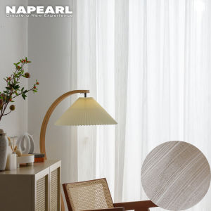 Napearl soild sheer tulle langsir sheer curtain for your living room 1PCS