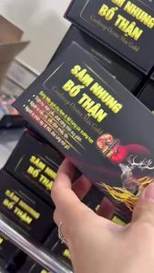 [CHÍNH HÃNG] Viên Uống Sâm Nhung Bổ Thận New (Hộp 30 Viên) - Hỗ Trợ Bồi Bổ Thận Khí Tăng Cường Sinh Lực Toàn Diện Giảm Đau Lưng Mỏi Gối Và Tiểu Đêm