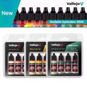 Vallejo Environmentally Friendly Water-based Paint Hand Coating Series 4x18ml Set New Game Color Acrylic Paint 72376-72395