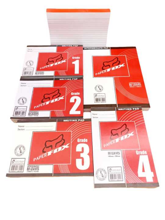 Pad Paper Grade 1-12 available for 10 pads wholesale