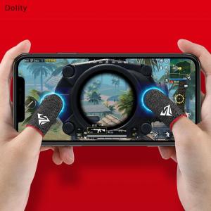 🎁【Special price】Dolity ปลอกสวมนิ้วสำหรับเล่นเกม1คู่ระบายอากาศได้ปลายนิ้วสำหรับเล่นเกมมือถือ pubg