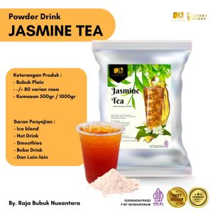 Bubuk Minuman Regular Rasa Jasmine Tea Powder Drink Teh Melati