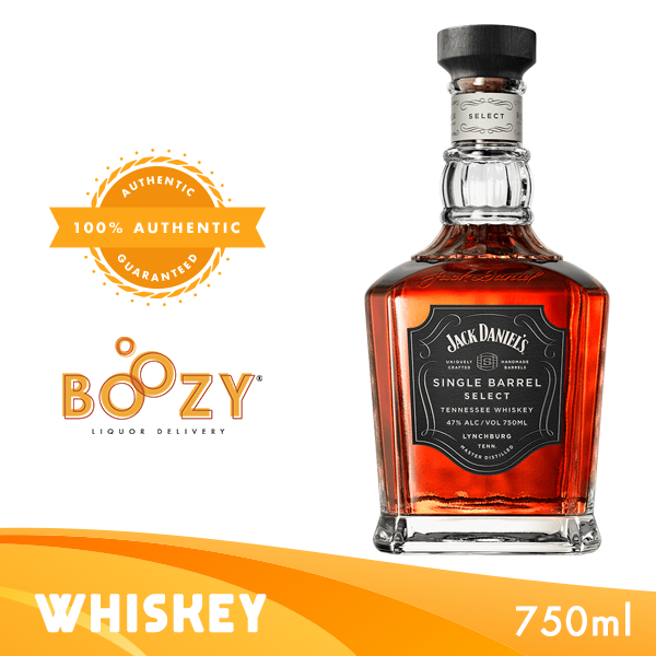 750 Ml Metro Jack Daniels Liter Jack Daniel's Single Barrel Select