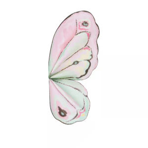 BUTTERFLY Flower Wrapping Paper kupu kupu Bening Cellophane Kertas Buket Bunga Florist Kb