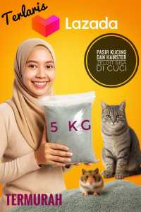 10 KG PASIR KUCING HAMSTER ZELOIT NO 1 BISA DI CUCI