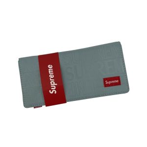 Tối Cao nam phong cách Vải Ví dài Giản Dị đồ chứa nhiều thẻ Ví Thời Trang Ví Ví với khóa kéo Mặt Sau (Với Hộp)