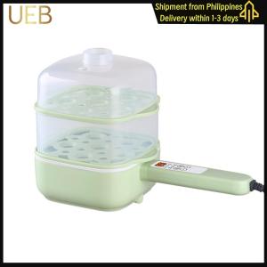 【UEB】Anti-scald Egg Boiler Holds Up To 12 Eggs Electric Egg Cooker Auto Shutoff Multifunctional Egg Poacher for Hard Boiled
